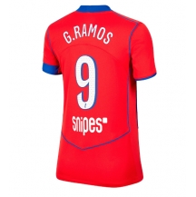 Paris Saint-Germain Goncalo Ramos #9 Derde tenue Dames 2025-26 Korte Mouwen