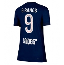 Paris Saint-Germain Goncalo Ramos #9 Thuis tenue Dames 2025-26 Korte Mouwen