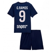 Paris Saint-Germain Goncalo Ramos #9 Thuis tenue Kids 2025-26 Korte Mouwen (+ broek)