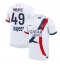 Paris Saint-Germain Ibrahim Mbaye #49 Uit tenue 2025-26 Korte Mouwen