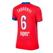 Paris Saint-Germain Illia Zabarnyi #6 Derde tenue Dames 2025-26 Korte Mouwen