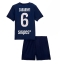 Paris Saint-Germain Illia Zabarnyi #6 Thuis tenue Kids 2025-26 Korte Mouwen (+ broek)