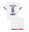Paris Saint-Germain Illia Zabarnyi #6 Uit tenue Kids 2025-26 Korte Mouwen (+ broek)