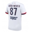 Paris Saint-Germain Joao Neves #87 Uit tenue 2025-26 Korte Mouwen