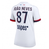 Paris Saint-Germain Joao Neves #87 Uit tenue Dames 2025-26 Korte Mouwen