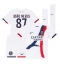 Paris Saint-Germain Joao Neves #87 Uit tenue Kids 2025-26 Korte Mouwen (+ broek)