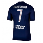 Paris Saint-Germain Khvicha Kvaratskhelia #7 Thuis tenue 2025-26 Korte Mouwen