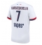 Paris Saint-Germain Khvicha Kvaratskhelia #7 Uit tenue 2025-26 Korte Mouwen