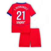 Paris Saint-Germain Lucas Hernandez #21 Derde tenue Kids 2025-26 Korte Mouwen (+ broek)
