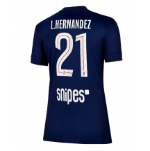 Paris Saint-Germain Lucas Hernandez #21 Thuis tenue Dames 2025-26 Korte Mouwen