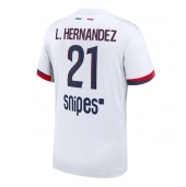 Paris Saint-Germain Lucas Hernandez #21 Uit tenue 2025-26 Korte Mouwen