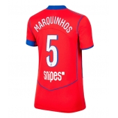 Paris Saint-Germain Marquinhos #5 Derde tenue Dames 2025-26 Korte Mouwen