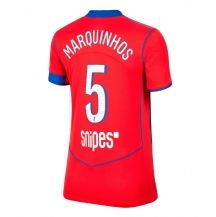 Paris Saint-Germain Marquinhos #5 Derde tenue Dames 2025-26 Korte Mouwen