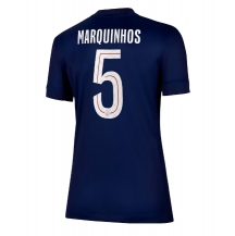 Paris Saint-Germain Marquinhos #5 Thuis tenue Dames 2025-26 Korte Mouwen