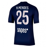 Paris Saint-Germain Nuno Mendes #25 Thuis tenue 2025-26 Korte Mouwen