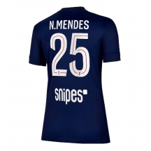 Paris Saint-Germain Nuno Mendes #25 Thuis tenue Dames 2025-26 Korte Mouwen