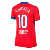 Paris Saint-Germain Ousmane Dembele #10 Derde tenue Dames 2025-26 Korte Mouwen
