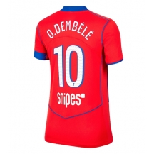 Paris Saint-Germain Ousmane Dembele #10 Derde tenue Dames 2025-26 Korte Mouwen