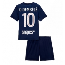 Paris Saint-Germain Ousmane Dembele #10 Thuis tenue Kids 2025-26 Korte Mouwen (+ broek)