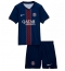 Paris Saint-Germain Thuis tenue Kids 2025-26 Korte Mouwen (+ broek)
