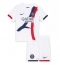 Paris Saint-Germain Uit tenue Kids 2025-26 Korte Mouwen (+ broek)