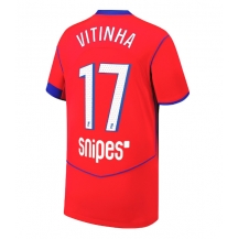 Paris Saint-Germain Vitinha #17 Derde tenue 2025-26 Korte Mouwen