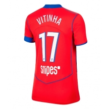 Paris Saint-Germain Vitinha #17 Derde tenue Dames 2025-26 Korte Mouwen