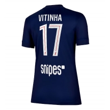 Paris Saint-Germain Vitinha #17 Thuis tenue Dames 2025-26 Korte Mouwen