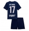 Paris Saint-Germain Vitinha #17 Thuis tenue Kids 2025-26 Korte Mouwen (+ broek)
