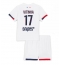 Paris Saint-Germain Vitinha #17 Uit tenue Kids 2025-26 Korte Mouwen (+ broek)