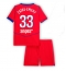 Paris Saint-Germain Warren Zaire-Emery #33 Derde tenue Kids 2025-26 Korte Mouwen (+ broek)