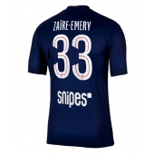 Paris Saint-Germain Warren Zaire-Emery #33 Thuis tenue 2025-26 Korte Mouwen