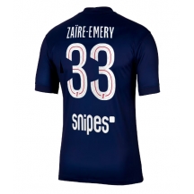 Paris Saint-Germain Warren Zaire-Emery #33 Thuis tenue 2025-26 Korte Mouwen