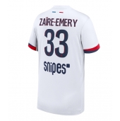 Paris Saint-Germain Warren Zaire-Emery #33 Uit tenue 2025-26 Korte Mouwen