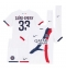 Paris Saint-Germain Warren Zaire-Emery #33 Uit tenue Kids 2025-26 Korte Mouwen (+ broek)
