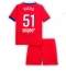 Paris Saint-Germain Willian Pacho #51 Derde tenue Kids 2025-26 Korte Mouwen (+ broek)