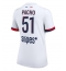 Paris Saint-Germain Willian Pacho #51 Uit tenue Dames 2025-26 Korte Mouwen