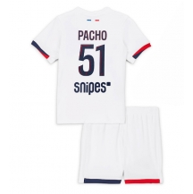 Paris Saint-Germain Willian Pacho #51 Uit tenue Kids 2025-26 Korte Mouwen (+ broek)
