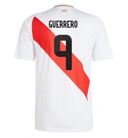 Peru Paolo Guerrero #9 Thuis tenue Copa America 2024 Korte Mouwen Peru Paolo Guerrero #9 Thuis tenue Copa America 2024 Korte Mouwen