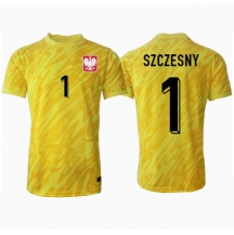 Polen Wojciech Szczesny #1 Keeper Thuis tenue EK 2024 Korte Mouwen