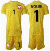 Polen Wojciech Szczesny #1 Keeper Thuis tenue Kids EK 2024 Korte Mouwen (+ broek)