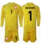 Polen Wojciech Szczesny #1 Keeper Thuis tenue Kids EK 2024 Lange Mouwen (+ broek)
