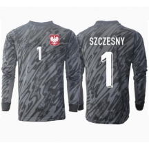 Polen Wojciech Szczesny #1 Keeper Uit tenue EK 2024 Lange Mouwen