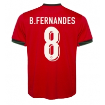 Portugal Bruno Fernandes #8 Thuis tenue EK 2024 Korte Mouwen