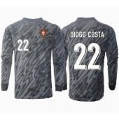 Portugal Diogo Costa #22 Keeper Uit tenue EK 2024 Lange Mouwen