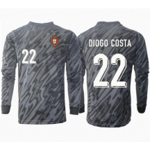 Portugal Diogo Costa #22 Keeper Uit tenue EK 2024 Lange Mouwen