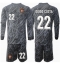Portugal Diogo Costa #22 Keeper Uit tenue Kids EK 2024 Lange Mouwen (+ broek)