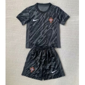 Portugal Keeper Uit tenue Kids EK 2024 Korte Mouwen (+ broek)