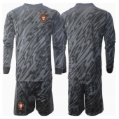 Portugal Keeper Uit tenue Kids EK 2024 Lange Mouwen (+ broek)