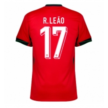 Portugal Rafael Leao #17 Thuis tenue EK 2024 Korte Mouwen